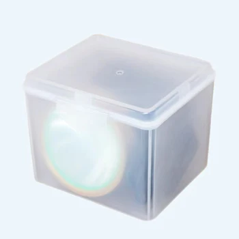 Flip Ящик для хранения Прозрачный настольный ящик для хранения Коробка для упаковки светодиодных фар Ношение пластиковой коробки для фар