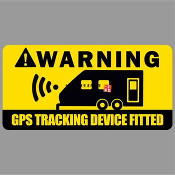 Предупреждение Караван GPS Наклейка для отслеживания Наклейка Боковой Автомобиль