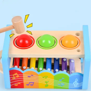 1 Набор забавных игрушек для стуков и молотков Игрушки для малышей Игрушка для ксилофона Музыкальные игрушки Монтессори