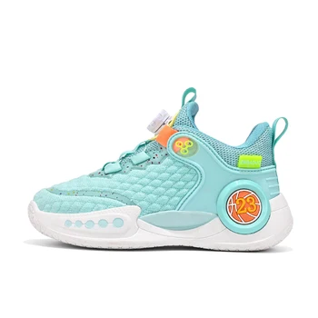 2023 Модные детские кроссовки Роскошные дизайнерские баскетбольные кроссовки для мальчиков Детские повседневные кроссовки для девочек Бег Спортивная теннисная обувь