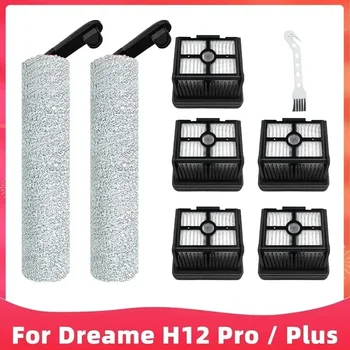 Для Dreame H12 Pro / Plus / Core Пылесос для влажной и сухой уборки Мягкая роликовая щетка Аксессуары для фильтра Hepa Запасные части
