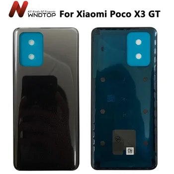 Для Xiaomi Poco X3 GT Крышка аккумулятора Заднее стекло Корпус задней двери Чехол для Poco X3 GT Задняя крышка с клеем