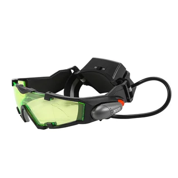  Очки ночного видения Регулируемые детские светодиодные ночные очки для гонок на велосипеде Охота для защиты глаз Подарок для детей