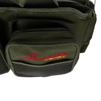 Ящик для рыбалки с ремнями безопасности Рюкзак-конвертер Коробка для сиденья Рюкзак Армейский зеленый