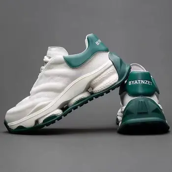 Damyuan Новые поступления Повседневные кроссовки для мужчин Мужская кожаная спортивная обувь Оригинальный дизайн Тренер для ходьбы Zapatillas De Deporte