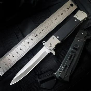 Высококачественный карманный нож 8CR13MOV Спасательный нож G10 Тактические ножи EDC Инструмент для охоты Кемпинг Выживание На открытом воздухе Повседневное ношение