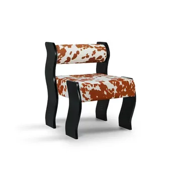 Lounge Стул из массива дерева Поддержка спины Макияж Дизайнер Одноместный Гостиная Винтажный обеденный стул Маленькие Cadeiras Внутренняя мебель