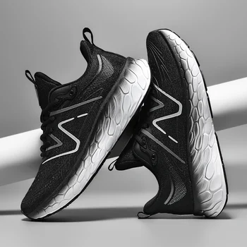 Новые дышащие кроссовки для бега Мужчины Женщины Кроссовки Легкий вес Обувь для ходьбы Мужские кроссовки