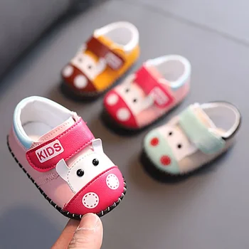 Детская обувь для мужчин и женщин 0-12 месяцев Весна и осень Малыши 0-1 года Степботы Дышащая детская обувь