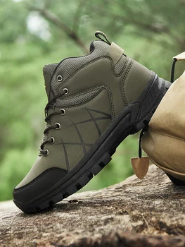 Лодыжки Ковбойские сапоги Кожаная спортивная походная обувь Для мужчин Высокие кроссовки Уличная обувь Военная Большой размер Bilek Boy Botlar Новый