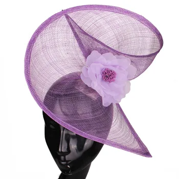 Элегантный свадебный красивый головной убор невесты выйти замуж фасцинатор шляпа причудливая мода цветок свадебный головной убор повязка на голову женский аксессуар