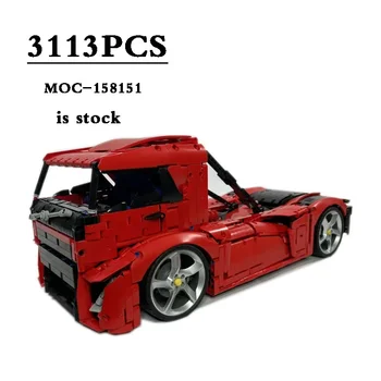 Новый MOC-158151 Классический грузовик Iron Knight Static Edition 3113 штук Подходит для 42143 Строительные блоки Детские игрушки Подарки на день рождения