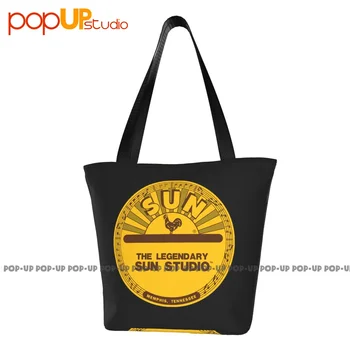 Sun Studios Мемфис Теннесси Ретро Сумки Большая сумка Сумка для покупок Экологичный