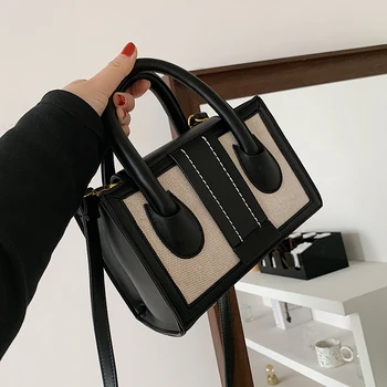 Элегантная женская сумка-шопер 2021 Модная новая высококачественная женская дизайнерская сумка из искусственной кожи Винтажная дорожная сумка-мессенджер