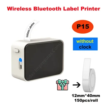  портативная мини-этикеточная машина P15 Принтер для самоклеящихся наклеек Bluetooth Thermal Pocket Home Office Labeler Аналогичен принтеру Niimbot