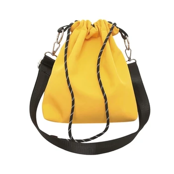 Простая и элегантная женская сумка-шоппер Сумка через плечо на шнурке идеально подходит для повседневного использования и особых случаев