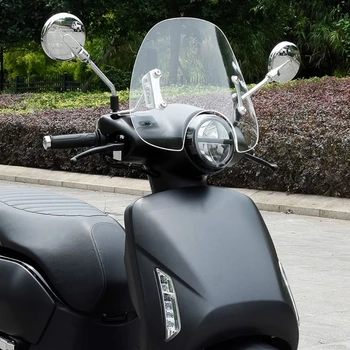 Мотоциклы Удлинение лобового стекла Воздушные потоки лобового стекла Регулируемый ветровой дефлектор ветрового стекла Подходит для NS125LA