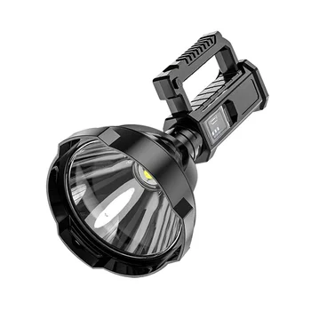  Лампа Наружный светодиодный портативный фонарик Держатель Лампа Высокая мощность Водонепроницаемый USB Перезаряжаемый Прожектор Сильный Свет