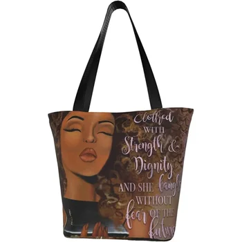 Афроамериканские женщины Большая сумка Сумка через плечо для работы, путешествий, активного отдыха, бизнес-шоппинга