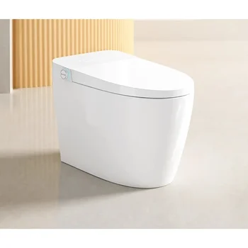 Интеллектуальный туалет бытовой полностью автоматический интегрированный голосовой пенный экран мгновенный нагрев сифонный унитаз без давления воды li