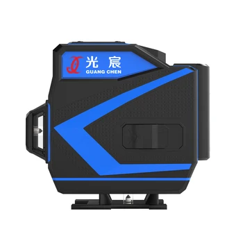 Guang Chen Перезаряжаемая литиевая батарея и открытый импульсный режим Green Beam 3D 12 линий Rotary Land Nivel Laser Level