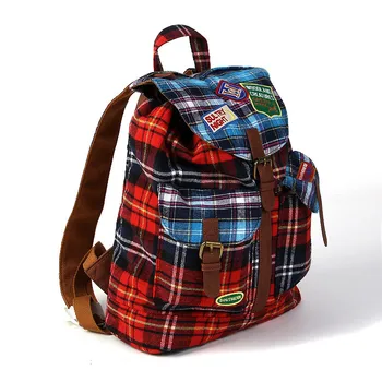 Оригинальный дизайн Новый высококачественный клетчатый рюкзак Унисекс Мода Повседневная школьная сумка Большая емкость для студентов Горячая распродажа Mochila