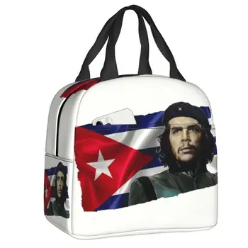  Че Гевара Изолированная сумка для обеда для женщин Куба Многоразовый термоохладитель Еда Ланч Бокс Работа Школа Путешествия
