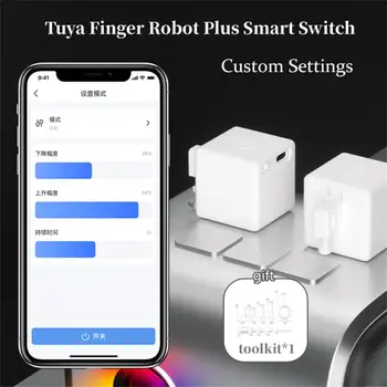 Tuya Finger Robot Plus Smart Switch Button Pusher Smart Life Doodle Mesh Finger Robot с перезаряжаемой батареей Потребитель