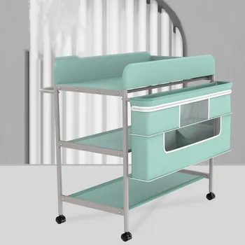 Новый стол для ухода за ребенком Детская кровать Массаж Кровать для кормления Пеленальный столик Экологически безопасный Легко смывается Пеленальный столик для мочи