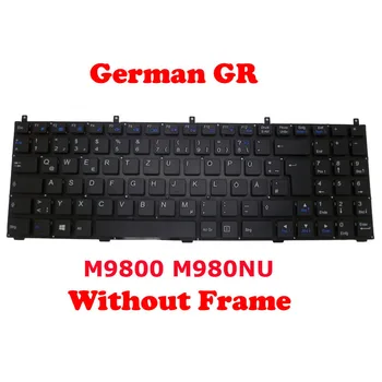 Клавиатура для CLEVO M9800 M980NU MP-08J46D0-430W 6-80-M9800-074-1 MP-08J46D0-4307W 6-80-W2W50-070-1 Германия W258CZQ W25CEW W253EF