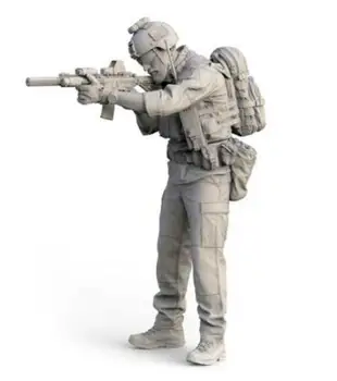Новый В разобранном виде 1/35 Современный солдат США Стенд Фигура из смолы Неокрашенная модель Набор