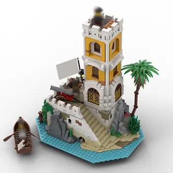 Island Minifig Scale Набор строительных игрушек для серии Pirates 1174 штук MOC