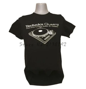 хлопковая мужская футболка Technics MK 2 футболка черная мужская футболка мужская футболка летняя брендовая футболка модные топы