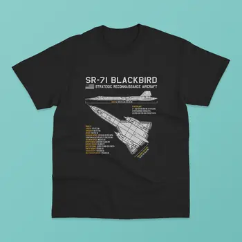 SR-71 Blackbird Самолет США Самолет ВВС США Военная классическая футболка