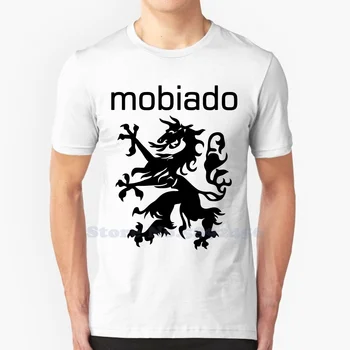 Mobiado Логотип Высококачественные футболки Модная футболка Новая футболка из 100% хлопка