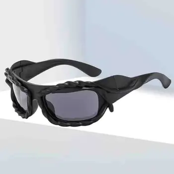  Новые квадратные солнцезащитные очки в большой оправе Женский бренд Дизайнер Модные солнцезащитные очки Мужские наружные велосипедные очки UV400 Oculos De Sol