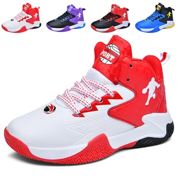 2023 Детская баскетбольная обувь Спортивная обувь унисекс Высококачественные баскетбольные кроссовки для подростков Легкий