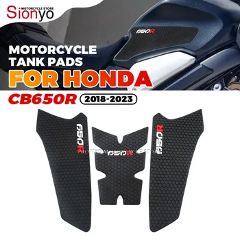 Подходит для Honda CBR650R CB650R Все прокладки для защиты топливного бака мотоцикла, противоскользящие накладки, высококачественная резиновая тяговая накладка
