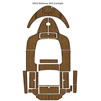 2022 Выпуск 295 Cockpit Pad Лодка EVA Foam Teak Палубный коврик Самоклеящийся