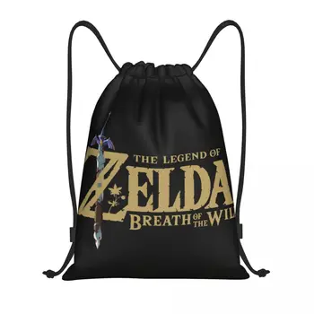 Custom Hot Game Zeldas Legend Кулиска Сумка Женщины Мужчины Легкий Спортзал Рюкзак Для Хранения