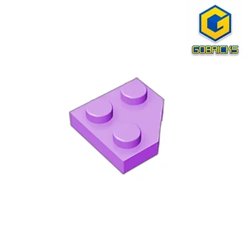 Gobricks GDS-1503 Клин, пластина 2 x 2 Cut Corner совместим с lego 26601 Детские обучающие строительные блоки своими руками Технические