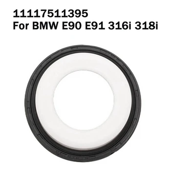 Сальник коленчатого вала Передняя сторона 47566 Febi Уплотнительное кольцо вала Черный и белый металл для BMW E90 E91 316I 318I