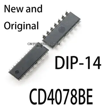 10PCS Новые и оригинальные DIP-14 CD4078 DIP14 4078BE DIP HEF4078BP HEF4078 CD4078BE
